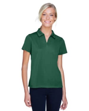 Harriton M353W ladies' double mesh polo