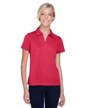 Harriton M353W ladies' double mesh polo