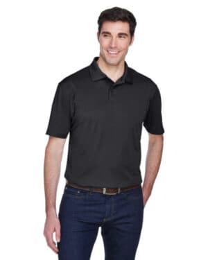 Harriton M354 men's micro-piqu polo