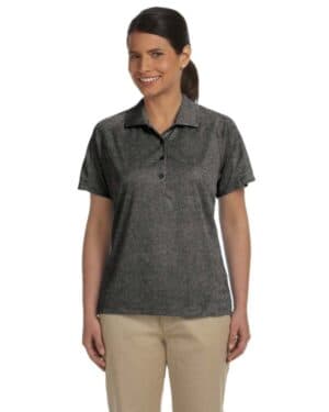 Harriton M374W ladies' polytech mesh insert polo