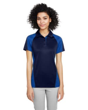 M385W ladies' advantage snag protection plus il colorblock polo