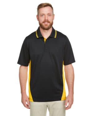 M386 men's flash snag protection plus il colorblock polo