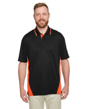 M386 men's flash snag protection plus il colorblock polo