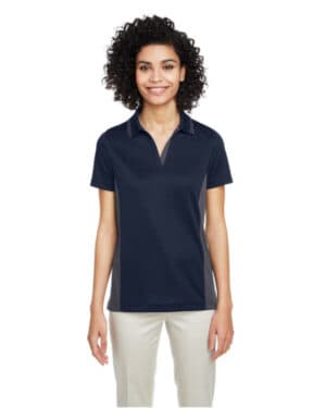 M386W ladies' flash snag protection plus il colorblock polo