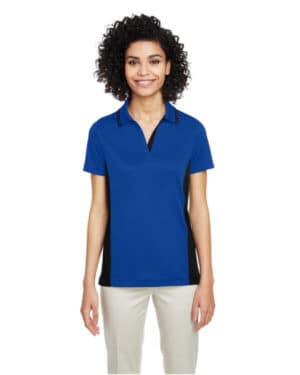 M386W ladies' flash snag protection plus il colorblock polo