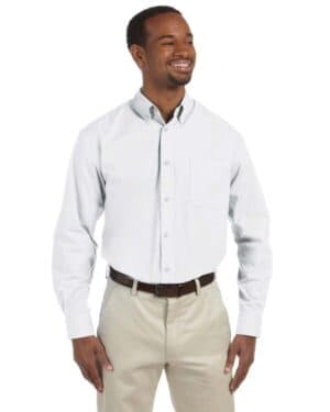 Harriton M510 men's essential poplin