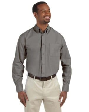 Harriton M510 men's essential poplin