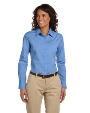 LT COLLEGE BLUE Harriton M510W ladies' essential poplin