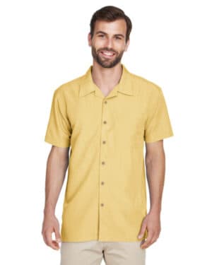 PINEAPPLE Harriton M560 men's barbados textured campshirt