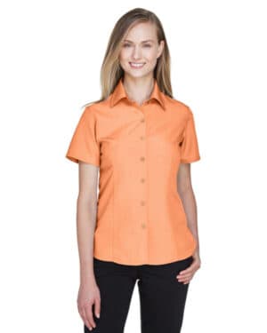 Harriton M560W ladies' barbados textured campshirt