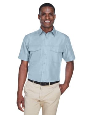 CLOUD BLUE M580 men's key west short-sleeve performance staff shirt