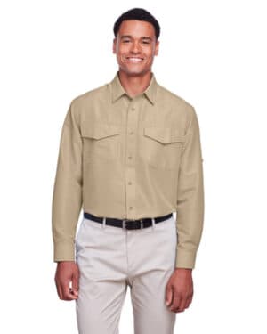 KHAKI M580L men's key west long-sleeve performance staff shirt