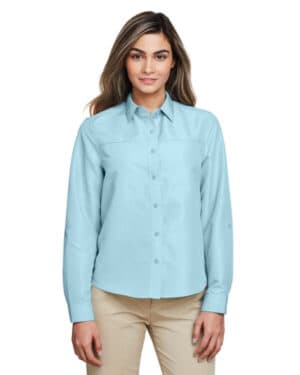 M580LW ladies' key west long-sleeve performance staff shirt