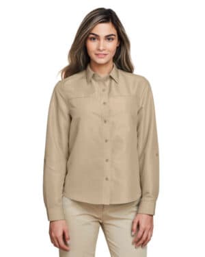 KHAKI M580LW ladies' key west long-sleeve performance staff shirt