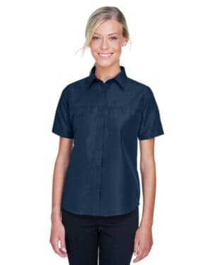 NAVY M580W ladies' key west short-sleeve performance staff shirt