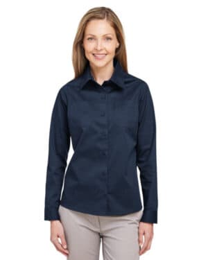 Harriton M585LW ladies' advantage il long-sleeve workshirt