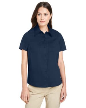 DARK NAVY M585W ladies' advantage il short-sleeve work shirt