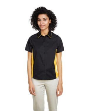 M586W ladies' flash il colorblock short sleeve shirt