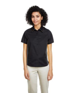 M586W ladies' flash il colorblock short sleeve shirt