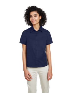 M586W ladies' flash il colorblock short sleeve shirt