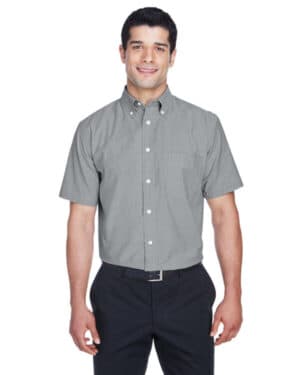 M600S men's short-sleeve oxford with stain-release