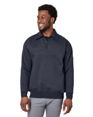 DARK NAVY M712 men's climabloc heavyweight tactical quarter-zip