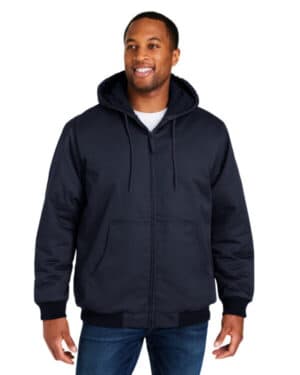 DARK NAVY M722T men's tall climabloc heavyweight hooded full-zip jacket