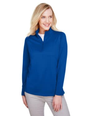 M748W ladies' advantage snag protection plus quarter-zip