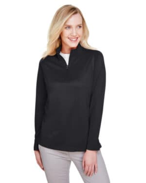 BLACK M748W ladies' advantage snag protection plus quarter-zip