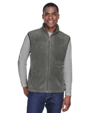 CHARCOAL Harriton M985 adult fleece vest