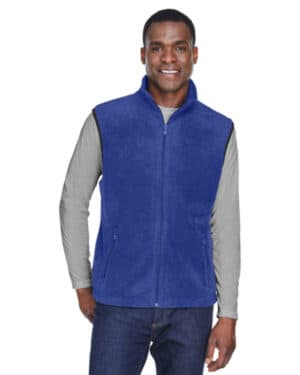 TRUE ROYAL Harriton M985 adult fleece vest