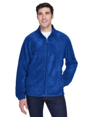 TRUE ROYAL Harriton M990 men's full-zip fleece