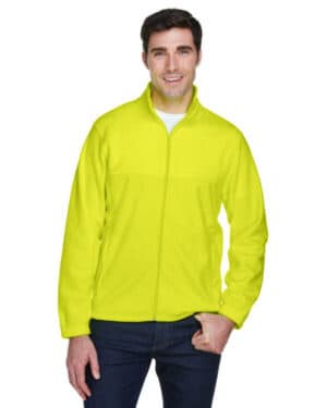 SAFETY YELLOW Harriton M990 men's full-zip fleece