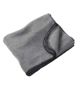 CHARCOAL Harriton M999 fleece blanket