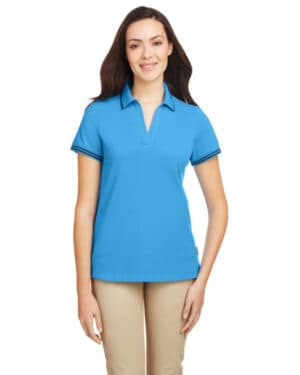 AZURE BLU/ NT NV Nautica N17168 ladies' deck polo