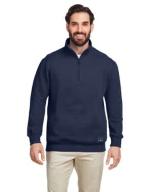 NAUTICA NAVY Nautica N17176 men's anchor quarter-zip pullover