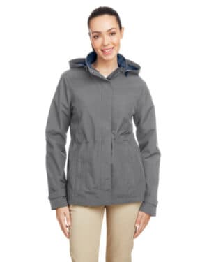 GRAPHITE Nautica N17183 ladies' voyage raincoat