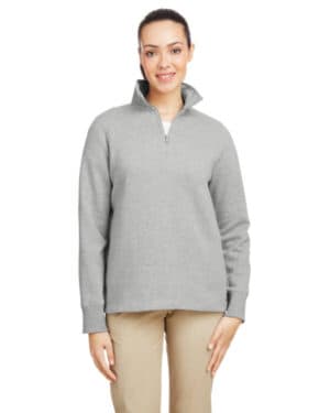 Nautica N17397 ladies' anchor quarter-zip pullover