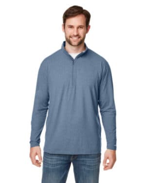 Nautica N17924 men's saltwater quarter-zip pullover