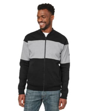 Nautica N17928 anchor bomber full-zip fleece jacket