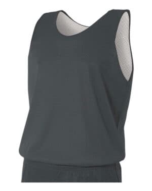 GRAPHITE/ WHITE A4 N2206 youth reversible mesh tank