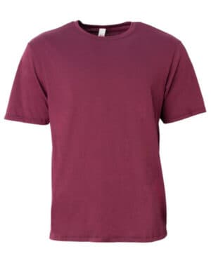 MAROON A4 N3013 adult softek t-shirt