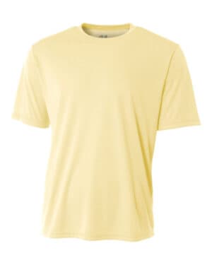 LIGHT YELLOW A4 N3142 men's cooling performance t-shirt