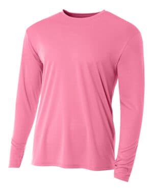 PINK N3165 men's cooling performance long sleeve t-shirt