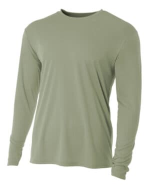 OLIVE N3165 men's cooling performance long sleeve t-shirt