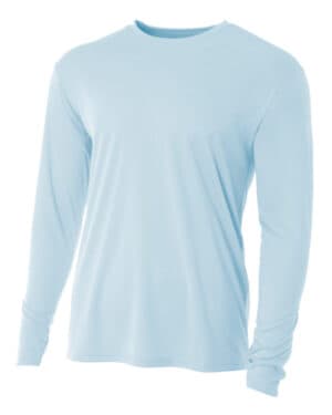 PASTEL BLUE N3165 men's cooling performance long sleeve t-shirt