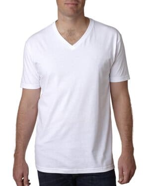 WHITE Next level apparel N3200 men's cotton v