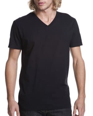 BLACK Next level apparel N3200 men's cotton v