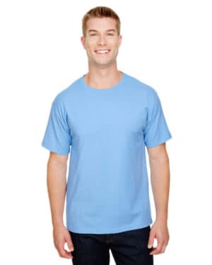 LIGHT BLUE N3381 adult topflight heather performance t-shirt