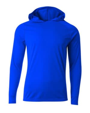 ROYAL N3409 men's cooling performance long-sleeve hooded t-shirt